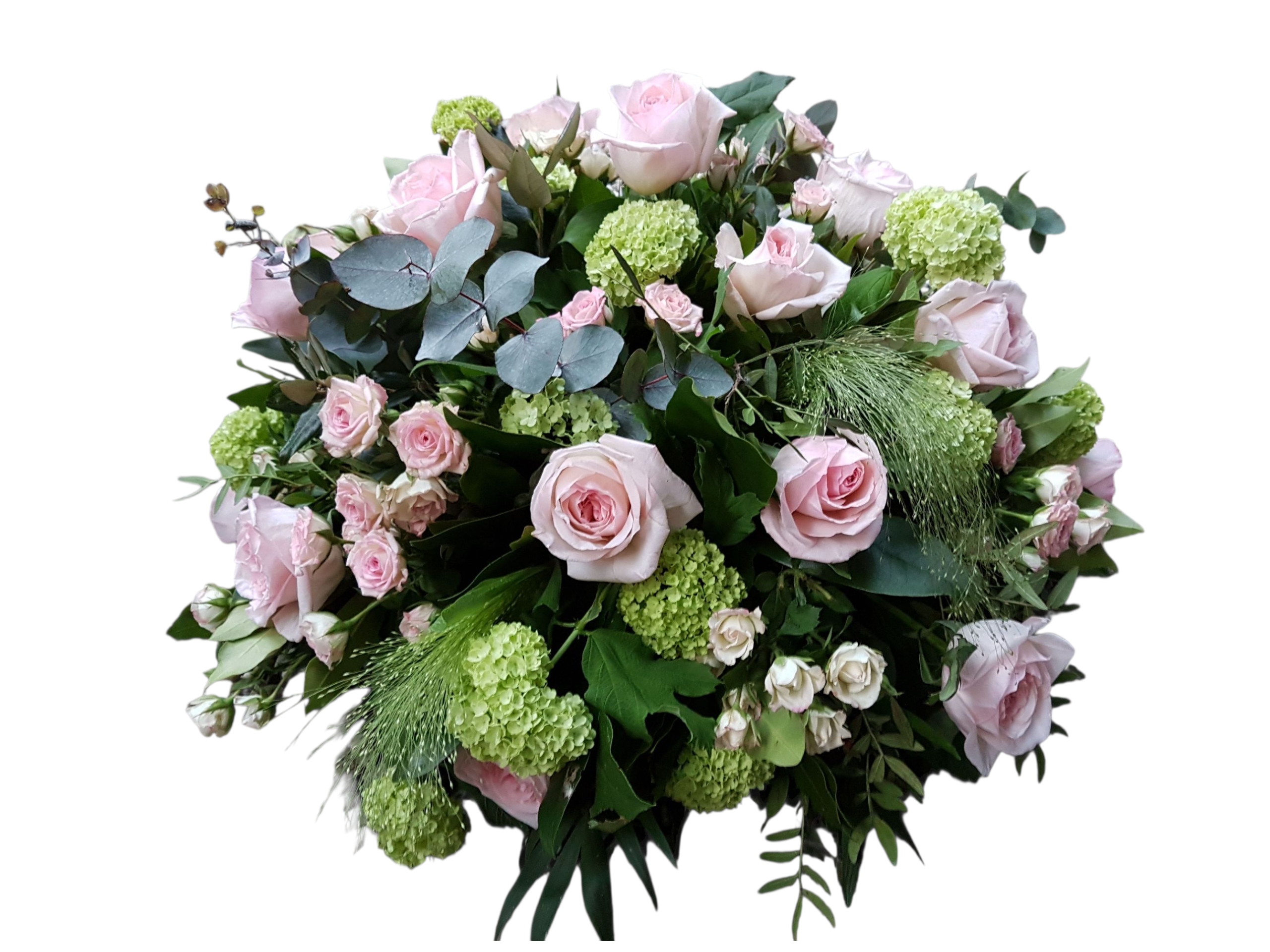 Afscheidsstuk roze rozen met aanvulling blz. 16