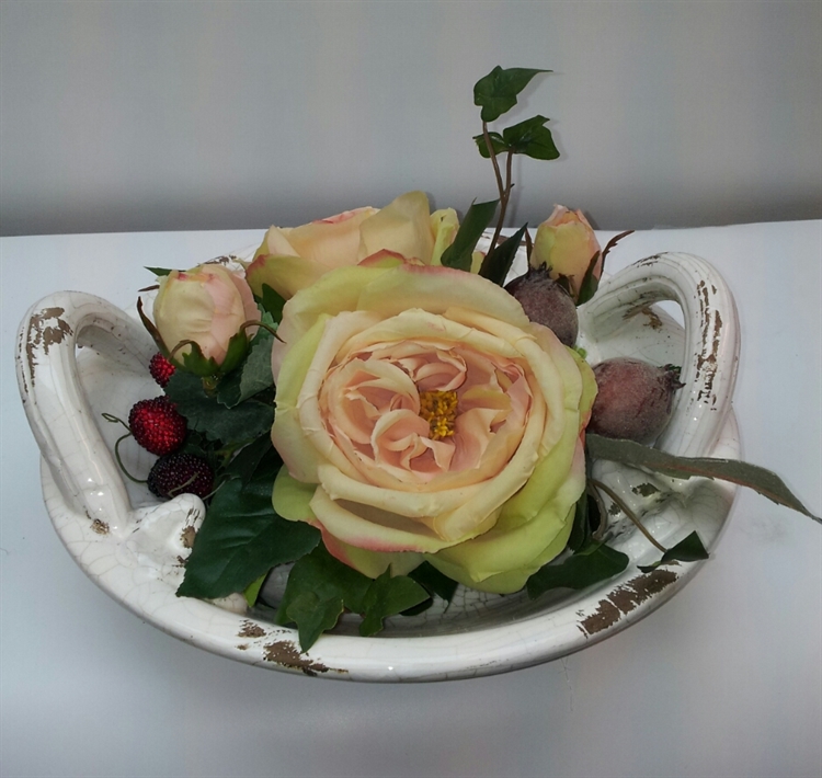 Zijden decoratie op PTMD schaal